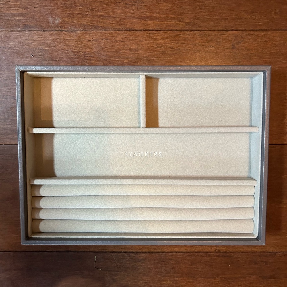 Stackers Grey Jewelry Organizer Tray